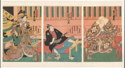 مشهد من مسرحية Sukeroku ، The Cherry Blossom of Edo مشهد من Sukeroku de kersenbloesem فان إيدو بواسطة أوتاغاوا كونيسادا (أنا)