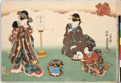 مساء الثلج بو سيتو ، من السلسلة ، ثمانية مناظر مجسمة سوجاتا هاكاي ، كاليفورنيا. 1850. ، كاليفورنيا. 1850 بواسطة أوتاغاوا كونيسادا