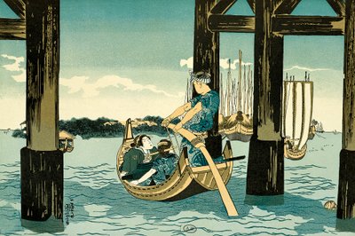 رحلات القوارب بواسطة Utagawa Kuniyoshi
