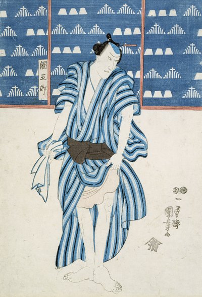 صورة توناجور (طباعة خشبية) بواسطة Utagawa Kuniyoshi