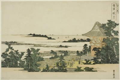 Autumn Moon في Atago Hill (Atago shugetsu) ، من سلسلة "Eight Views of Edo (Edo hakkei)" بواسطة أوتاغاوا تويوهيرو