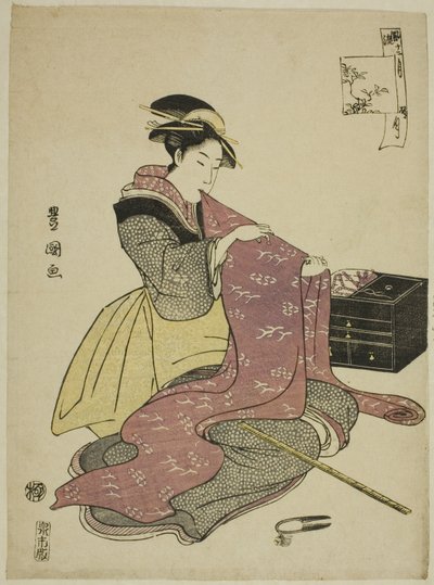 الشهر الثاني عشر (جوكو غيسو) ، من مسلسل "اثنا عشر شهرًا عصريًا (Furyu junikagetsu)" بواسطة أوتاغاوا تويوكوني الأول