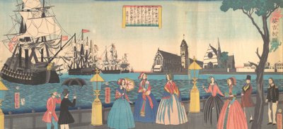 إنكلترا إيغيريسوكوكو ، الشهر الثاني ، 1865. بواسطة أوتاغاوا يوشيتورا