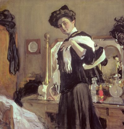 صورة هنرييتا جيرشمان (1885-1970) ، 1907 بواسطة Valentin Aleksandrovich Serov