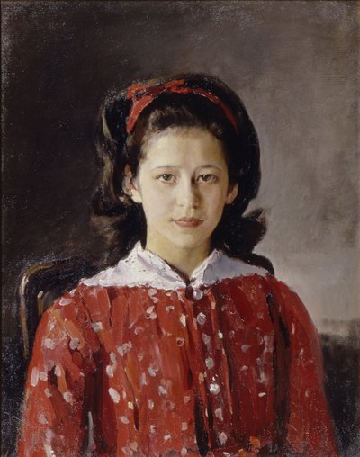 صورة ليودميلا أناتوليفنا مامونتوفا 1874-1937 ، 1884 بواسطة فالنتين ألكسندروفيتش سيروف