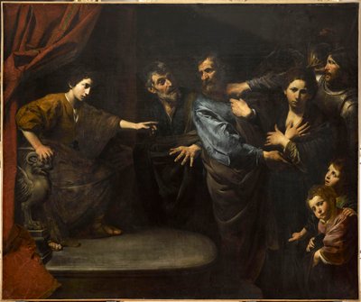 الاعتراف ببراءة سوزان أو حكم دانيال - براءة سوزانا أو حكم دانيال ، بقلم فالنتين دي بولوني (1591-1632). زيت على قماش بواسطة فالنتين دي بولوني
