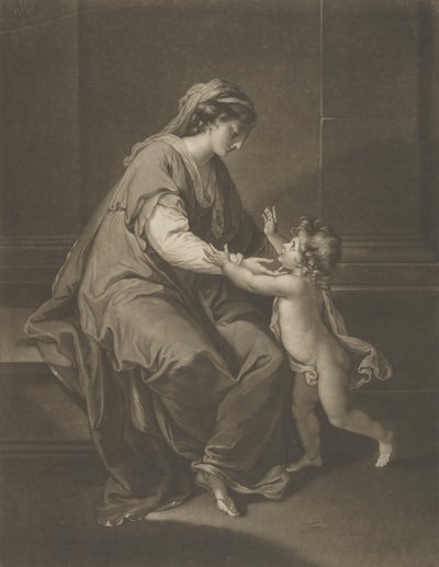 مادونا والطفل 3 ديسمبر 1774. بواسطة فالنتين جرين