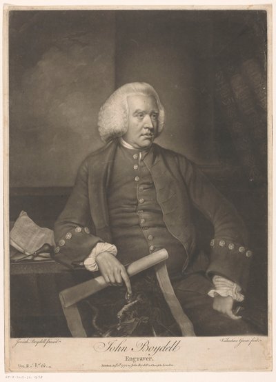 Portret van John Boydell John Boydell (العنوان على الكائن) بواسطة يوشيا بوديل