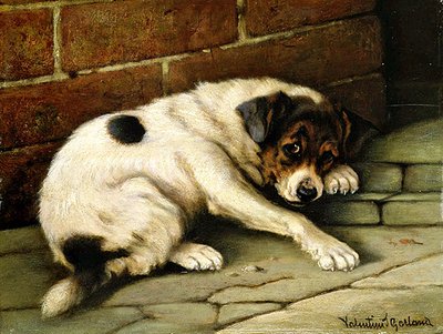 رفيق محبوب (زيت على لوح) بواسطة عيد الحب توماس جارلاند