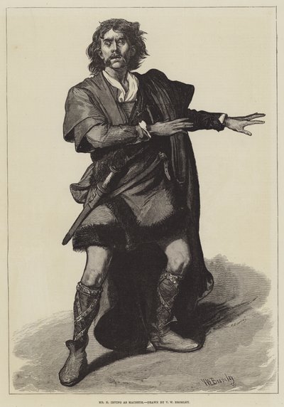 السيد H Irving مثل Macbeth بواسطة Valentine Walter Lewis Bromley