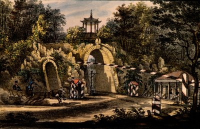 جناح جراند كابريس في حديقة كاترين في Tsarskoye Selo ، حوالي عام 1820 بواسطة فاليريان بلاتونوفيتش لانغر