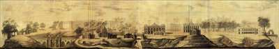 منظر بانورامي لتصميم Tsaritsyno ، 1776 بواسطة فاسيلي إيفانوفيتش بازينوف