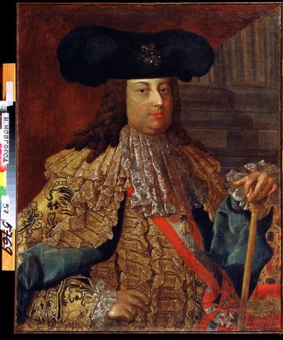 صورة للإمبراطور فرانسيس الأول ملك النمسا (1708-1765) (صورة الإمبراطور فرانسيس الأول ملك النمسا). لوحة لفاسيلي كوزميش بيريزين (1743 بعد 1795). زيت على قماش ، 88 × 69 سم ، فن روسي من القرن الثامن عشر. متحف الدولة للفنون ، نيجني نوفغورود (روسيا). بواسطة فاسيلي كوزميش بيريزين