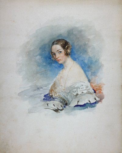 صورة للأميرة ماريا إيفانوفنا كوتشوبي ، ني بارياتينسكايا 1818-1843 ، 1846 بواسطة فاسيلي سيمينوفيتش سادوفنيكوف
