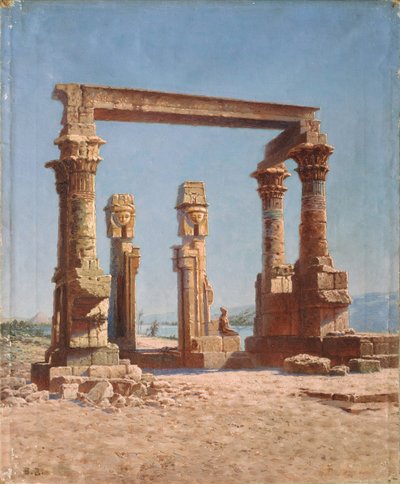 أطلال معبد مصر بواسطة Vasili Vasilievich Vereshchagin