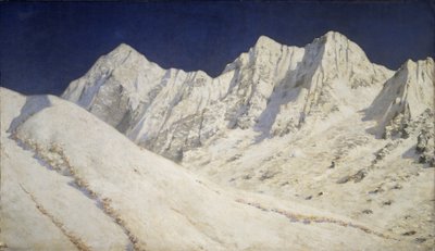 الهند. الثلج في جبال الهيمالايا ، 1874-1876 بواسطة Vasili Vasilievich Vereshchagin