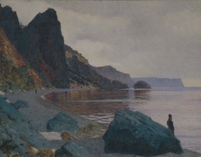 بالقرب من دير سانت جورج. شبه جزيرة القرم بواسطة Vasili Vasilievich Vereshchagin
