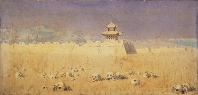 أطلال تشوجوتشاك ، شينجيانغ ، 1869 بواسطة Vasili Vasilievich Vereshchagin