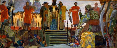 "إعدام بويار في عهد القيصر إيفان الرهيب" ، 1906. بواسطة فاسيلي فلاديميروف