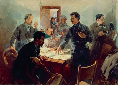 طاقم ثورة أكتوبر 1917 بواسطة فاسيلي سيميونوفيتش سفاروج