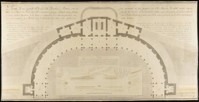 Peristyle لـ Paseo del Prado de San Jerónimo بواسطة Ventura Rodríguez
