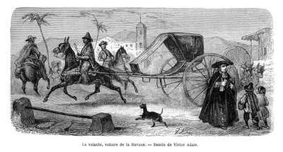 النقل ، هافانا ، كوبا ، 1859. بواسطة فيكتور آدم