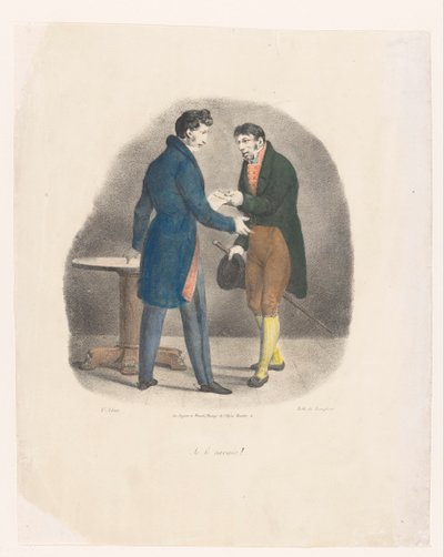 الشاب يتلقى رسالة أنت لو سافا! (العنوان على الكائن) عام في حياة شاب (عنوان المسلسل) Un an de la vie de jeune homme، Histoire véritable (عنوان المسلسل) بواسطة فيكتور آدم