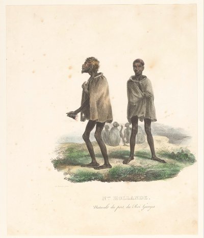 ملابس أهل الملك جورج ساوند (أستراليا الغربية) Nlle. هولاند. Naturals du Port du Roi Georges (العنوان على الكائن) استكشاف الاسطرلاب (عنوان المسلسل) Voyage de découvertes de l