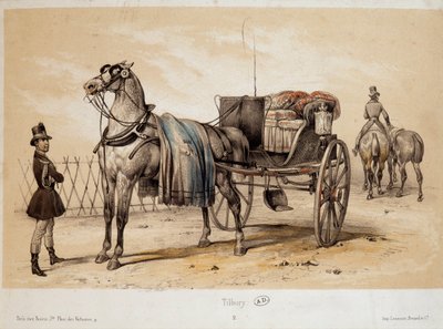 تيلبوري - الطباعة الحجرية بواسطة آدم ، كاليفورنيا. 1840 بواسطة فيكتور آدم