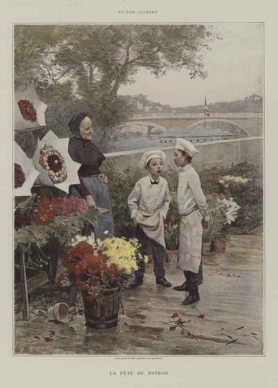 Fete du Patron بواسطة Victor Gabriel Gilbert
