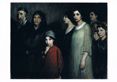 المهاجرون، حوالي عام 1910 (زيت على قماش) بواسطة فيكتور هاجمان