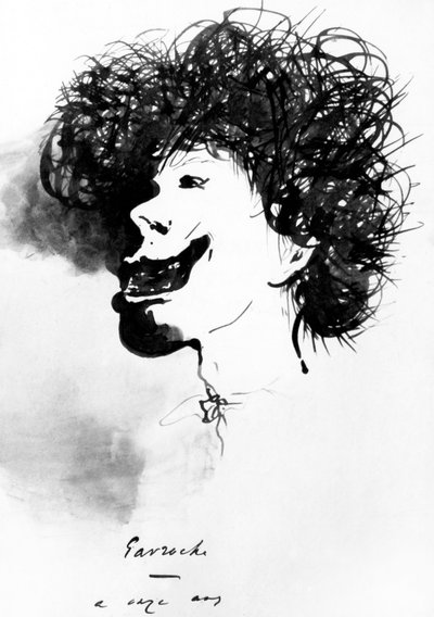 جافروش في الحادية عشرة من عمره ، من "البؤساء" رسم فيكتور هوغو بواسطة فيكتور هوغو