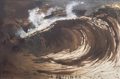 مصيري ، 1857 (قلم وحبر ، غسيل وغواش) بواسطة فيكتور هوغو