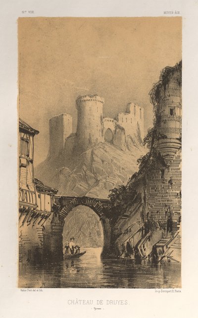 ... رر. 12 ، شاتو دي درويز يون ، 1860. بواسطة فيكتور بيتي