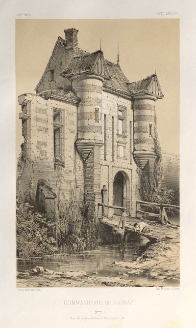 ... رر. 23 ، Commanderie De Launay Yonne ، تم نشره عام 1860. بواسطة فيكتور بيتي