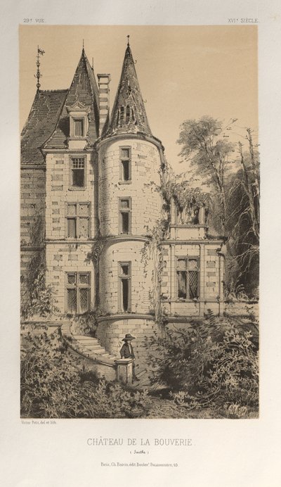 ..Pl. 29 ، شاتو دي لا بوفيري سارث ، 1860. بواسطة فيكتور بيتي