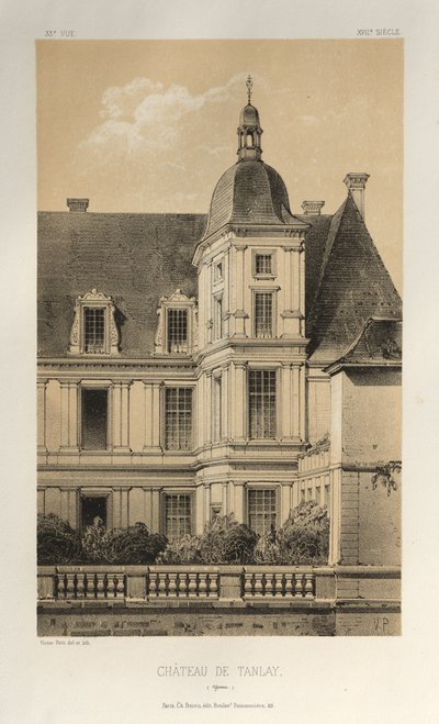 ... رر. 33 ، Château De Tanlay Yonne ، 1860. بواسطة فيكتور بيتي