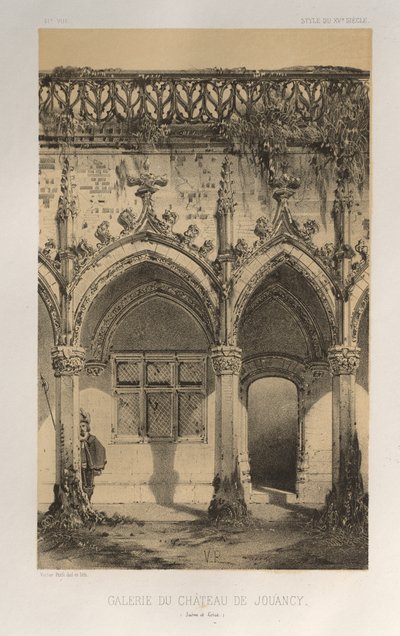 ... رر. 41 ، Galerie Du Château De Jouancy Saone et Loire ، 1860. بواسطة فيكتور بيتي