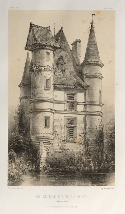 ... رر. 63 ، مانور السابق في La Fosse Saône et Loire ، 1860. بواسطة فيكتور بيتي