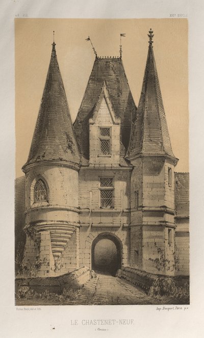 ... رر. 65 ، Le ChasteLet-Neuf Corrèze ، 1860. بواسطة فيكتور بيتي