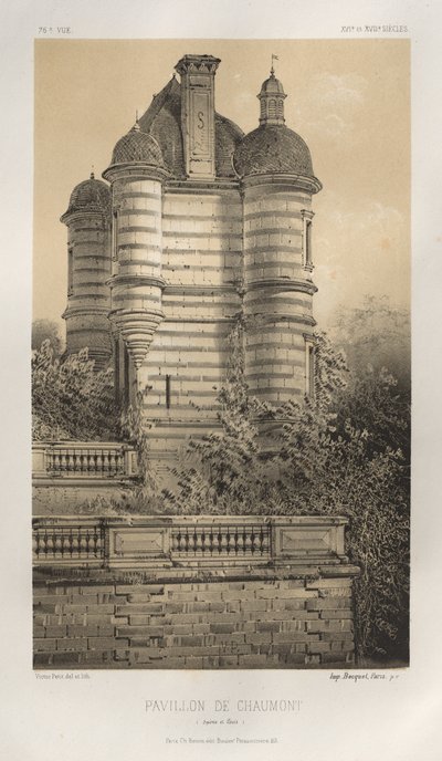 ... رر. 76 ، Pavillon De Chaumont Saône et Loire ، 1860. بواسطة فيكتور بيتي