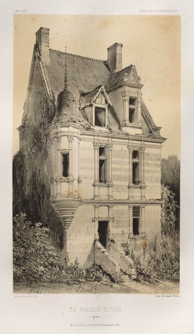 ... رر. 79 ، Le Plessis-Dumée Yonne ، 1860. بواسطة فيكتور بيتي