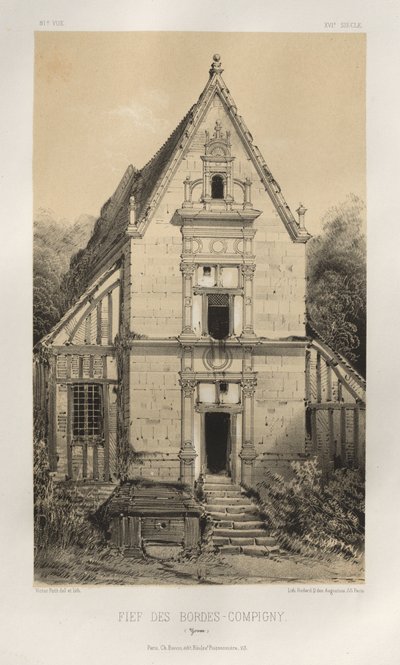 ... رر. 81 ، FIEf Des Bordes-Compigny Yonne ، 1860. بواسطة فيكتور بيتي