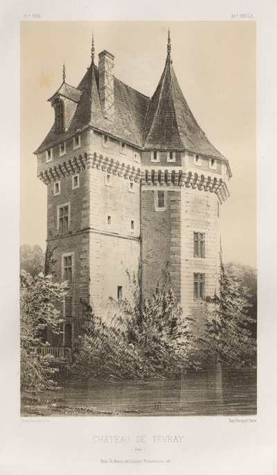 ... رر. 91 ، Château de Tévray Eure ، 1860. بواسطة فيكتور بيتي