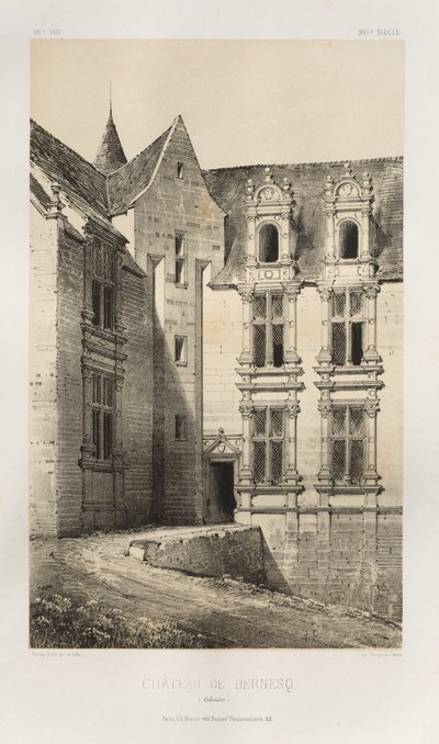 ... رر. 92 ، Château de Bernesq Calvados ، 1860. بواسطة فيكتور بيتي