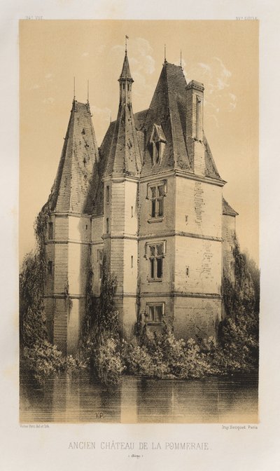... رر. 94 ، Château de la Pommeraie Aisne السابق ، 1860. بواسطة فيكتور بيتي