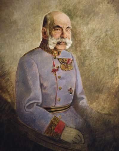فرانز جوزيف الأول من النمسا، ج.1916 (زيت على قماش) بواسطة استوديو فيينا نيدومانسكي