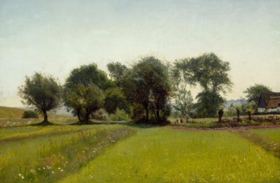 أطفال يلعبون في الحقول بواسطة فيجو بيدرسن