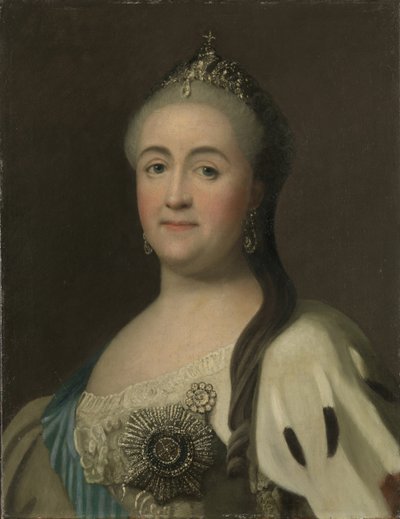 صورة الإمبراطورة كاثرين الثانية 1729-1796. بواسطة Vigilius Erichsen