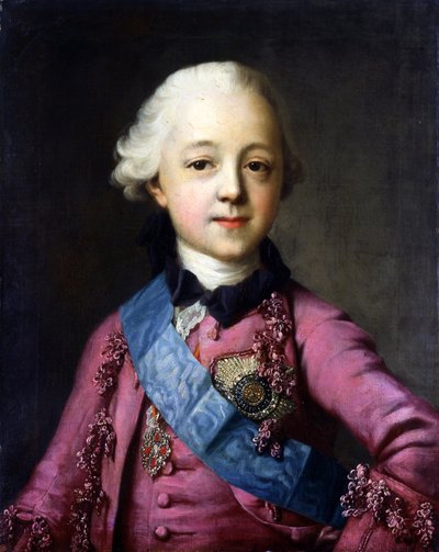 صورة الدوق الكبير بافيل بتروفيتش 1754-1801 بواسطة Vigilius Erichsen